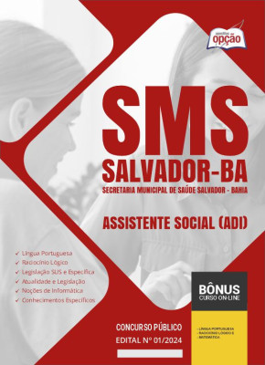 Apostila SMS Salvador em PDF - Assistente Social (ADI) 