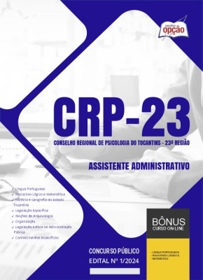 Apostila CRP 23 em PDF - Assistente Administrativo 