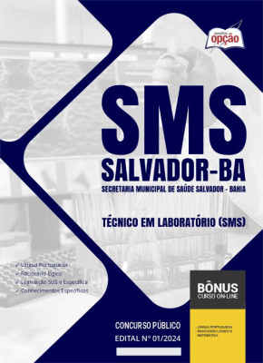 Apostila SMS Salvador em PDF - Técnico em Laboratório (SMS) 