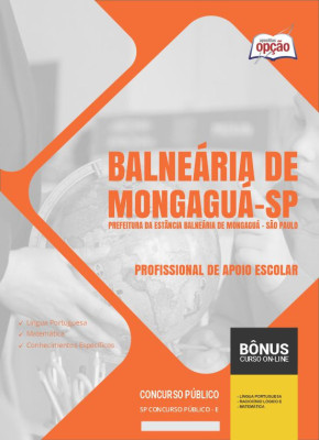 Apostila Prefeitura de Mongaguá - SP em PDF - Profissional de Apoio Escolar 