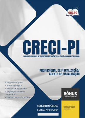 Apostila CRECI-PI em PDF - Profissional de Fiscalização/Agente de Fiscalização 