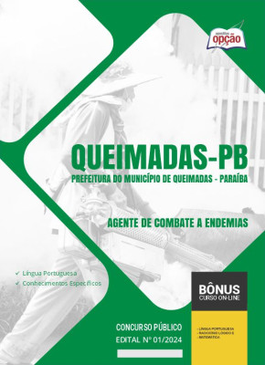 Apostila Prefeitura de Queimadas - PB  em PDF - Agente de Combate a Endemias 