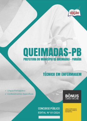 Apostila Prefeitura de Queimadas - PB em PDF - Técnico em Enfermagem 
