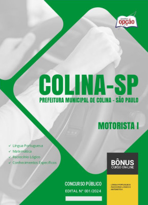 Apostila Prefeitura de Colina - SP em PDF - Motorista I 
