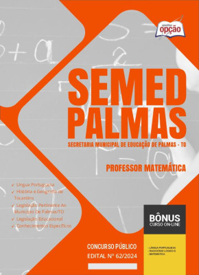 Apostila SEMED Palmas - TO em PDF - Professor Matemática 