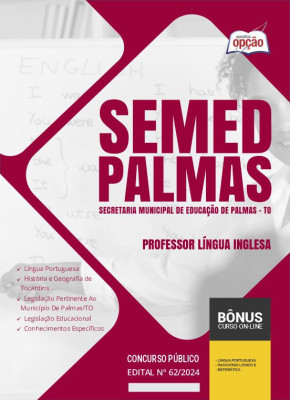 Apostila SEMED Palmas - TO em PDF - Professor Língua Inglesa 