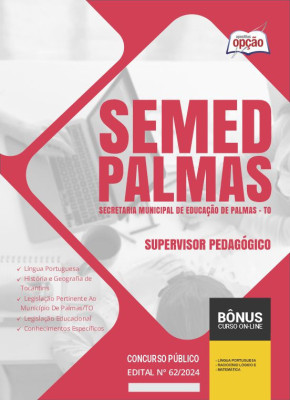Apostila SEMED Palmas - TO em PDF - Supervisor Pedagógico 