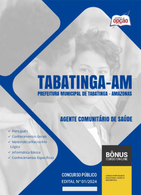 Apostila Prefeitura de Tabatinga - AM em PDF - Agente Comunitário de Saúde 