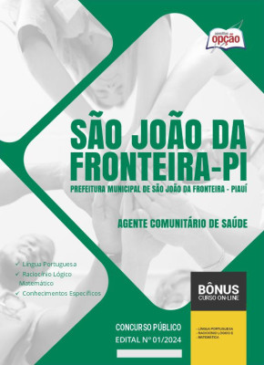 Apostila Prefeitura de São João da Fronteira - PI em PDF - Agente Comunitário de Saúde 