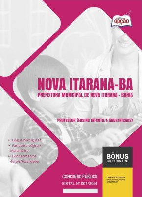 Apostila Prefeitura de Nova Itarana - BA em PDF - Professor (Ensino Infantil e Anos Iniciais) 