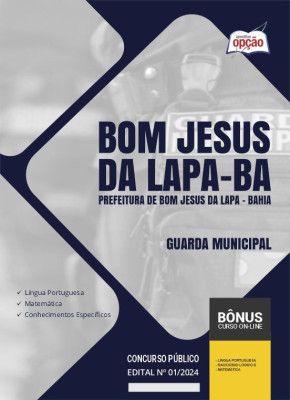 Apostila Prefeitura de Bom Jesus da Lapa - BA em PDF - Guarda Municipal 