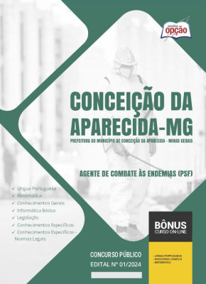 Apostila Prefeitura de Conceição da Aparecida - MG em PDF - Agente de Combate às Endemias (PSF) 