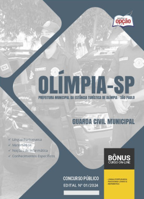 Apostila Prefeitura de Olímpia - SP em PDF - Guarda Civil Municipal 