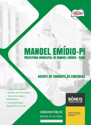 Apostila Prefeitura de Manoel Emídio - PI em PDF - Agente de Combate a Endemias 