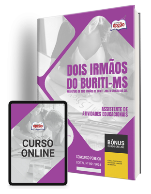 Apostila Prefeitura de Dois Irmãos do Buriti - MS  - Assistente de Atividades Educacionais