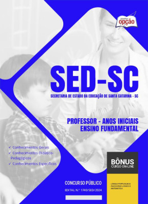 Apostila SED-SC em PDF - Professor - Anos Iniciais Ensino Fundamental 