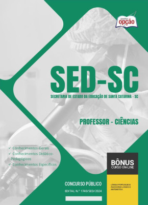 Apostila SED-SC em PDF - Professor - Ciências 