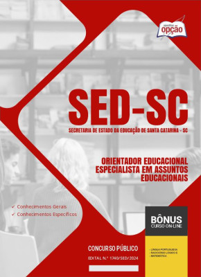 Apostila SED-SC em PDF - Orientador Educacional - Especialista Em Assuntos Educacionais 