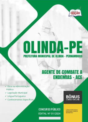 Apostila Prefeitura de Olinda - PE em PDF - Agente de Combate a Endemias - ACE 