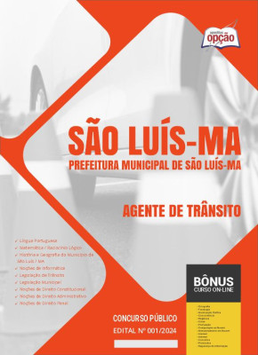 Apostila Prefeitura de São Luís - MA em PDF - Agente de Trânsito 