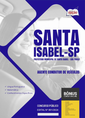Apostila Prefeitura de Santa Isabel - SP em PDF - Agente Condutor de Veículos 
