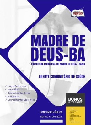 Apostila Prefeitura de Madre de Deus - BA em PDF - Agente Comunitário de Saúde 