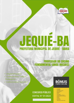 Apostila Prefeitura de Jequié - BA  - Professor do Ensino Fundamental (Anos Iniciais)