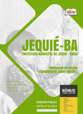 Apostila Prefeitura de Jequié - BA em PDF - Professor do Ensino Fundamental (Anos Iniciais) 