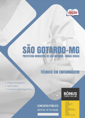 Apostila Prefeitura de São Gotardo - MG em PDF - Técnico em Enfermagem 