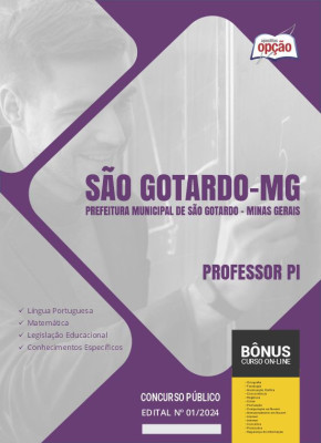 Apostila Prefeitura de São Gotardo - MG em PDF - Professor PI 