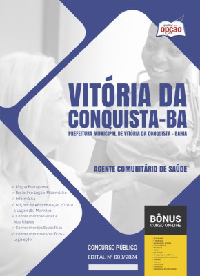 Apostila Prefeitura de Vitória da Conquista - BA em PDF - Agente Comunitário de Saúde  
