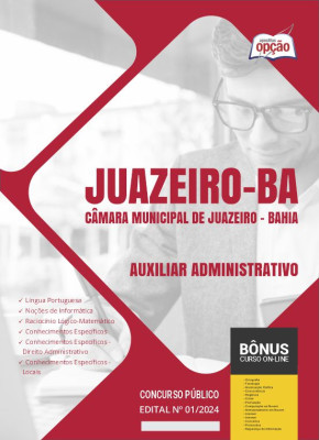 Apostila Câmara de Juazeiro - BA em PDF - Auxiliar Administrativo 