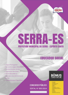 Apostila Prefeitura de Serra - ES em PDF - Educador Social 