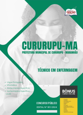 Apostila Prefeitura de Cururupu - MA em PDF - Técnico em Enfermagem 