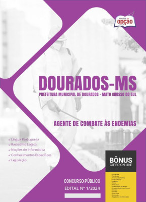 Apostila Prefeitura de Dourados - MS em PDF - Agente de Combate às Endemias 
