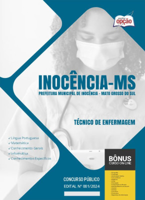 Apostila Prefeitura de Inocência - MS em PDF - Técnico de Enfermagem 