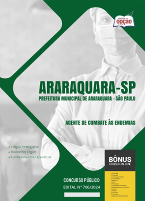 Apostila Prefeitura de Araraquara - SP em PDF - Agente de Combate Às Endemias 