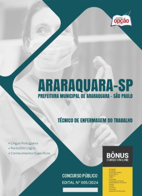 Apostila Prefeitura de Araraquara - SP em PDF - Técnico de Enfermagem do Trabalho 