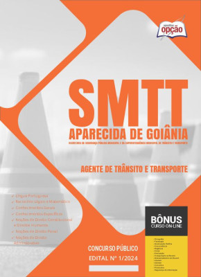 Apostila SMTT Aparecida de Goiânia - GO em PDF - Agente de Trânsito e Transporte 