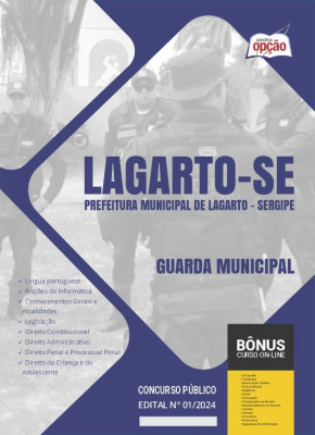 Apostila Prefeitura de Lagarto - SE em PDF - Guarda Municipal 