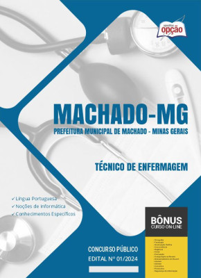 Apostila Prefeitura de Machado - MG em PDF - Técnico de Enfermagem 