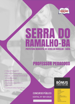 Apostila Prefeitura de Serra do Ramalho - BA em PDF - Professor Pedagogo 