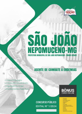 Apostila Prefeitura de São João Nepomuceno - MG em PDF - Agente de Combate a Endemias 