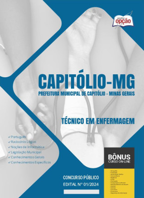 Apostila Prefeitura de Capitólio - MG em PDF - Técnico em Enfermagem 