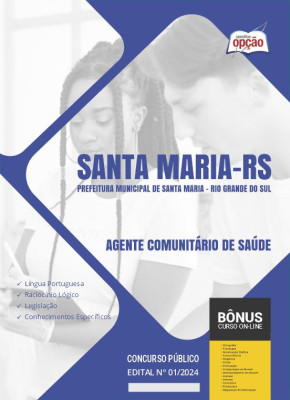 Apostila Prefeitura de Santa Maria - RS em PDF - Agente Comunitário de Saúde 