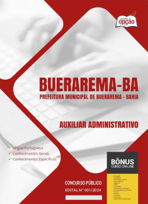 Apostila Prefeitura de Buerarema - BA em PDF - Auxiliar Administrativo 