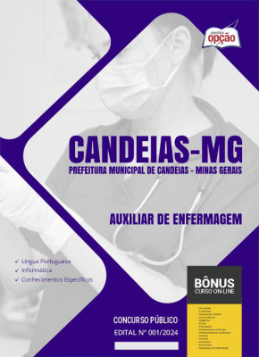 Apostila Prefeitura de Candeias - MG  - Auxiliar de Enfermagem