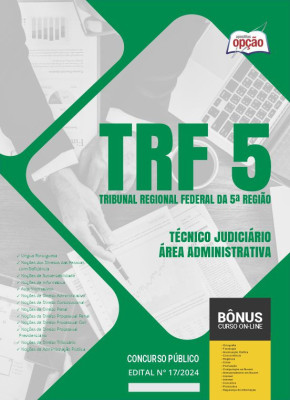 Apostila TRF-5 em PDF - Técnico Judiciário - Área Administrativa 