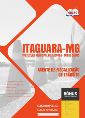 Apostila Prefeitura de Itaguara - MG em PDF - Agente de Fiscalização de Trânsito 