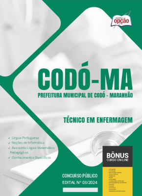 Apostila Prefeitura de Codó - MA em PDF - Técnico em Enfermagem 